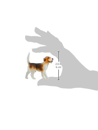 Bullyland 65424 - Figura de Juego, Beagle Henry, Aprox. 6 cm de Altura, Figura Pintada a Mano, sin PVC, para Que los niños jueguen de Forma imaginativa