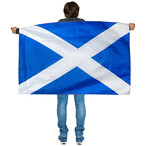 Cabo de bandera de Escocia - Disfraz escocesa - Fútbol, rugby, eventos deportivos, fiestas callejeras de San Andrés, festivales y celebraciones