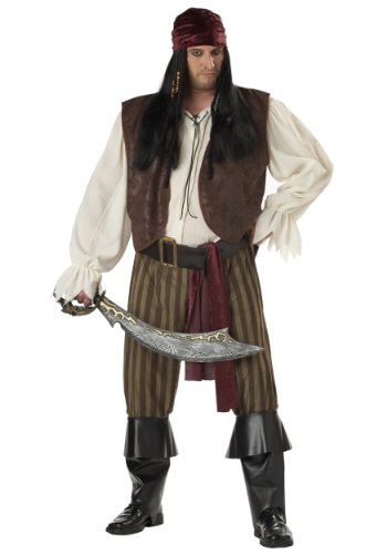 California Costumes, Disfraz de Pirata Rogue para los Hombres, Talla Plus 4XL - 5XL (Indefinido 01641)