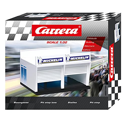 Carrera - Pit Lane de Michelin, escala 1:32, color Blanco (20021104)