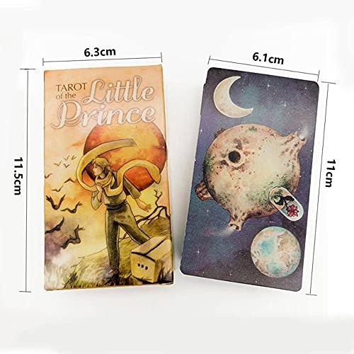 Cartas del Tarot del Principito,Tarot of The Little Prince Cards,with Bag,Firend Game