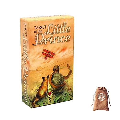 Cartas del Tarot del Principito,Tarot of The Little Prince Cards,with Bag,Firend Game