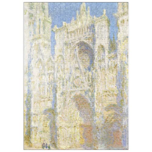 Catedral De Rouen, Fachada Oeste, Luz del Sol (1894) De Claude Monet - Premium 500 Piezas Puzzles - Colección Especial MyPuzzle de Æpyornis