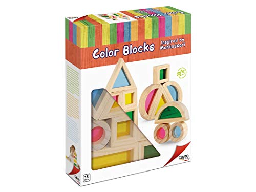 Cayro- Color Blocks Inspired by Montessori, Multicolor (8170)