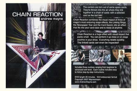 Chain Reaction by Andrew Mayne - DVD