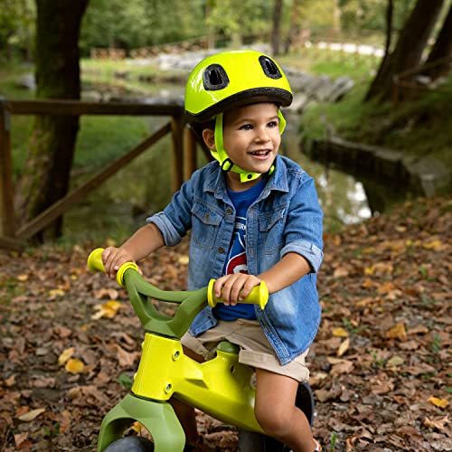 Chicco Balance Bike Eco Plus Bicicleta Infantil sin Pedales para el Equilibrio, línea ecológica de plástico Reciclado, con Manillar y sillín Ajustables, máx. 25 kg, Unisex niños, Verde, 2-5 Anni