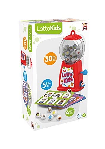Chicos – Lotto Kids. Juego Infantil. Bingo Educativo para niños. Aprende Palabras en 4 Idiomas Distintos. A Partir de 3 años. 20701