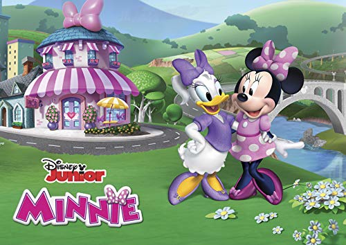 Chicos - Minnie Mi Primer Pupitre, Pupitre Infantil, Incluye Láminas de Minnie Mouse, a Partir de 24 Meses, Multicolor, 57.5 X 72.5 X 49 cm