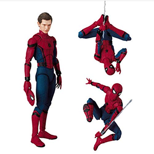 CHUNQING Juguete Muñeca Avengers Héroe Hombre Spider-Man Accionable Muñeca Carácter Ornamentos Juguetes para Niños Decoración De Regalo