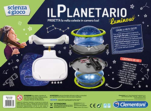 Clementoni 12776 - Planetario (Contenido en Italiano)
