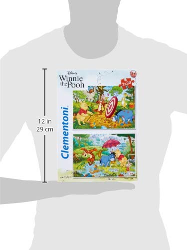 Clementoni - 2 Puzzles infantiles de 20 piezas Winnie The Pooh, a partir de 3 años (24516)