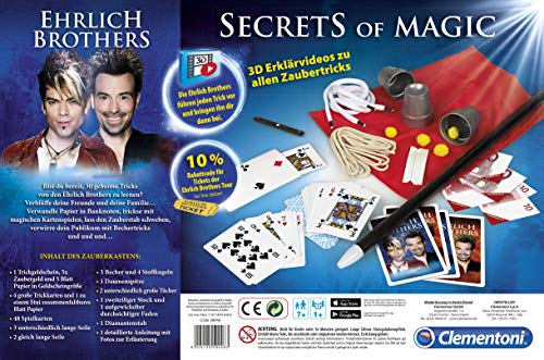 Clementoni 59048 Ehrlich Brothers Secrets of Caja mágica para niños a Partir de 7 años, Incluye vídeos explicativos en 3D, 0 (59048.3)