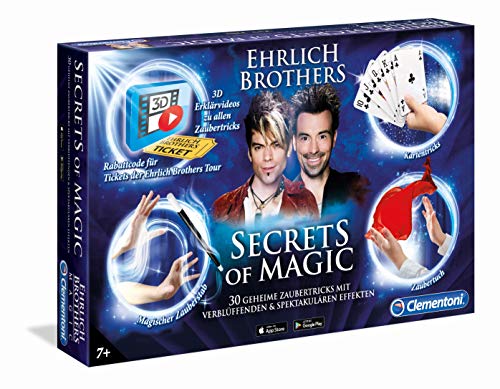 Clementoni 59048 Ehrlich Brothers Secrets of Caja mágica para niños a Partir de 7 años, Incluye vídeos explicativos en 3D, 0 (59048.3)