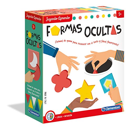 Clementoni - Formas Ocultas, juego educativo, juguete a partir de 3 años, juguete en español (55357)