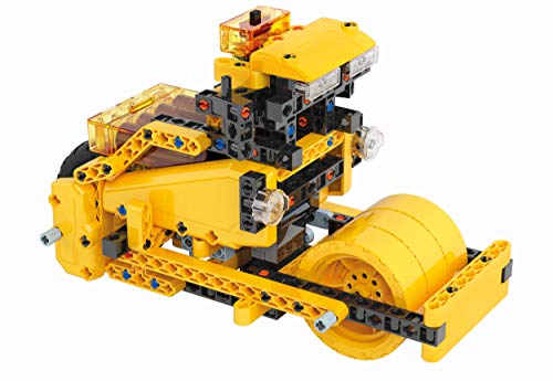 Clementoni Galileo Construction Challenge Bulldozer-Juego de construcción para niños a Partir de 8 años (59162)