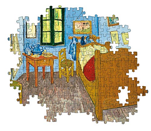 Clementoni - Puzzle 1000 piezas cuadro La habitación de Arlés, Van Gogh, Colección museos puzzle adulto de cuadros ( 39616 )