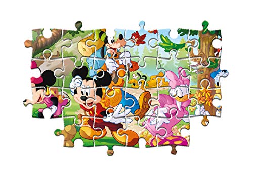 Clementoni - Puzzle infantil 3 puzzles de 48 piezas Mickey and Friends, puzzles a partir de 4 años (25266 )