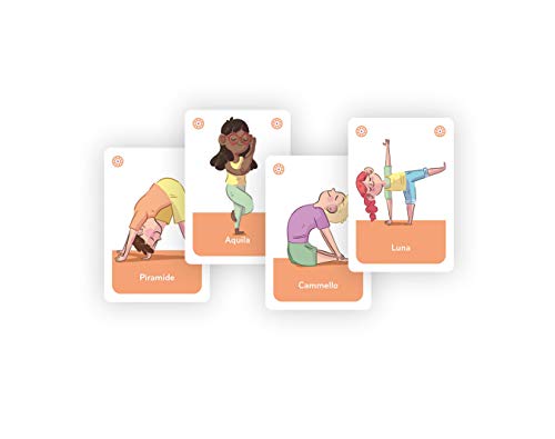 Clementoni Yoga-Ramo - Cartas para niños, Mesa de Negocio para Toda la Familia, 1-6 Jugadores, 5 años, Fabricado en Italia, Multicolor, 16300