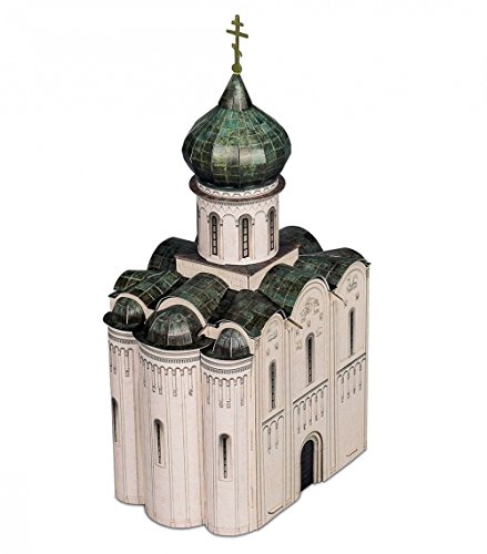 CLEVER PAPER- Puzzles 3D Iglesia de la intersección de Nerl, Rusia (14315)