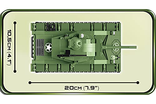COBI- Bloques de construcción, Color Verde (COBI-2543)