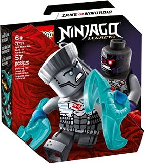 Collectix Lego 71731 Ninjago Legacy Battle - Juego de batalla (Cole vs. Ghostkäfer 71733 y Ninjago Legacy Battle Set: Zane vs. Nindroid 71731)
