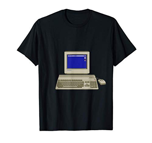 Commodore Amiga 500 Retro Gaming - Colores oscuros Camiseta
