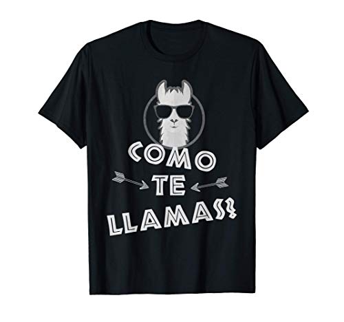 Como Te Llamas - Divertida Profesora De Español Camiseta