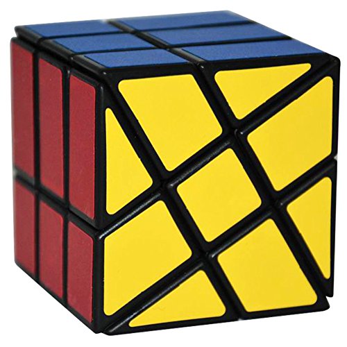 Coolzon Puzzle Cube Fenghuolun Especial Juego de Puzzle PVC Adhesivo 57mm, Negro