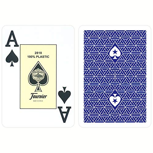 Copag European Poker Tour (EPT) 100% Plastic Playing Cards Poker Size Jumbo Index (Blue Back)