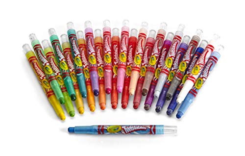 Crayola 24 Twistable Crayons 24 pieza(s) - Ceras (24 pieza(s), Multi, Multicolor, Alrededor, Cera, 6 mm) , color/modelo surtido