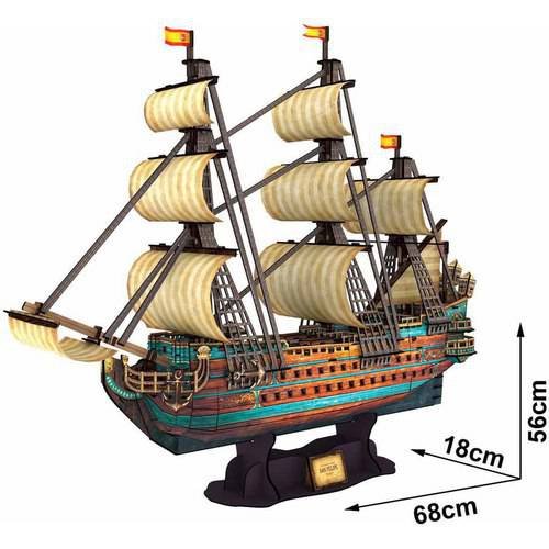 CubicFun Puzzle 3D Embarcación San Felipe (CPA Toy Group Trading S.L. T4017)
