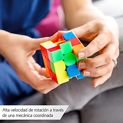 CUBIDI Cubo de Magico 3x3, Tipo Sydney, Velocidad con propiedades optimizadas para Principiantes y usuarios avanzados para Unisex Adultos Sin Pegatina 26
