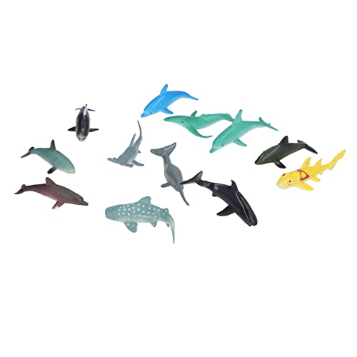CUEA Juguete de Animales Marinos oceánicos, decoración de Animales Marinos simulados, Superficie Suave y Delicada para 4-6 años de Edad para el hogar