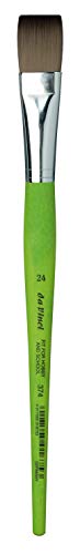 DA VINCI 374 Series Cepillo Plano 24, Fibra sintética, Verde, 23 x 1.82 x 30 cm