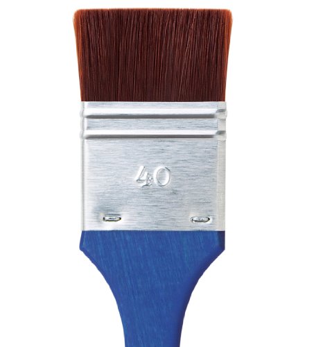 DA VINCI Serie 5074 Mottler Pincel, Fibra sintética, Azul Mate, 19 x 4 x 30 cm