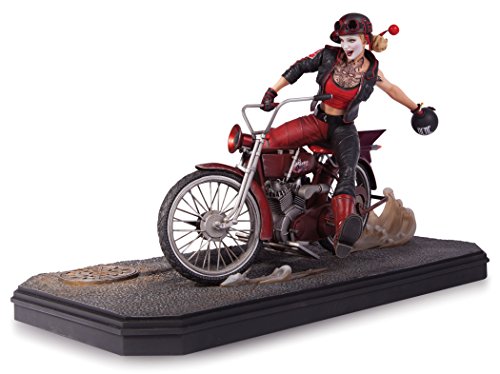dc comics DC Direct - Figurine Harley Quinn Deluxe Statue Gotham Garage 38cm - 0761941327709