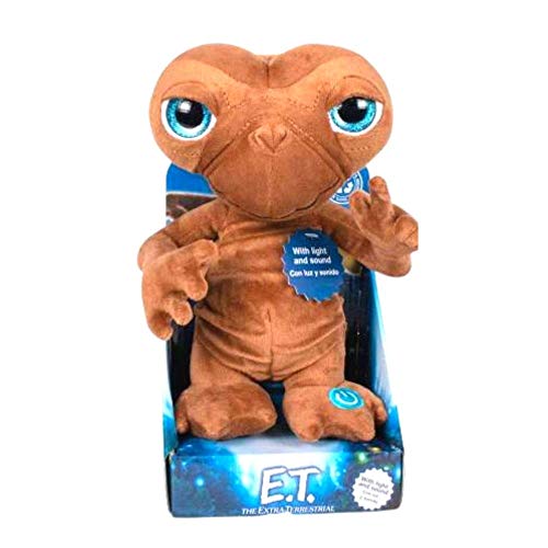 Desconocido E.T. El Extraterrestre, Peluche Español con luz y Sonido 25cm (10"), en Expositor
