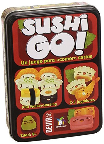 Devir 222593 Carcassonne, Juego de Mesa (versión en Castellano) + Sushi Go Juego de Mesa, Multicolor, Miscelanea (BGSUSHI)