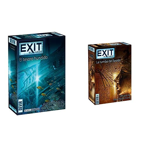 Devir Exit: El Tesoro Hundido, Ed. Español (Bgexit7) + Exit: La Tumba del Faraón, Ed. Español (Bgexit2)