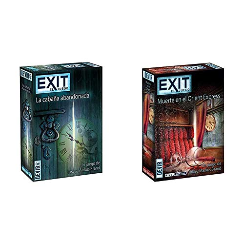 Devir Exit: La cabaña abandonada, Ed Español (BGEXIT1) + Exit: Muerte En El Orient Express, Ed Español (Bgexit8)