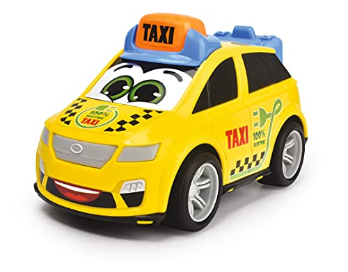 Dickie Toys ABC - Coches de ciudad BYD de 14cm, 3 modelos: taxi, vehículos de bomberos, policía, Se realizará el envío de forma aleatoria, Adecuado a partir de 1 Año
