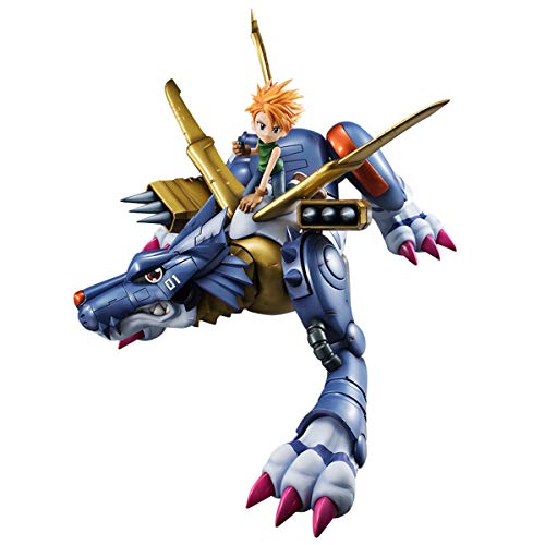 Digimon - Metal Garurumon & Ishida - Estatuilla G.E.M. Precious 30cm