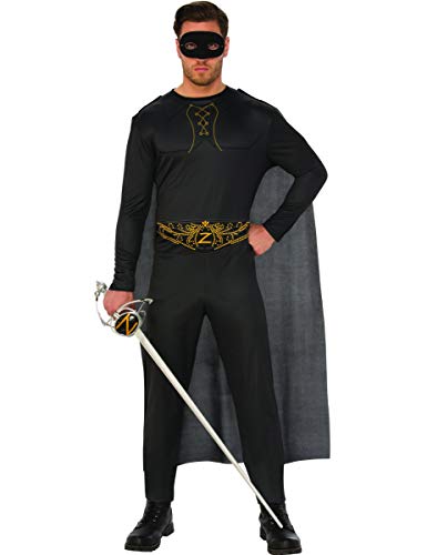 Disfraz de El Zorro para hombre, Talla XL adulto (Rubie's 820965-XL)