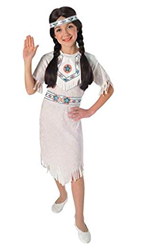 Disfraz de Princesa India Apache para niña, Talla S infantil 3-4 años (Rubie's 881053-S)