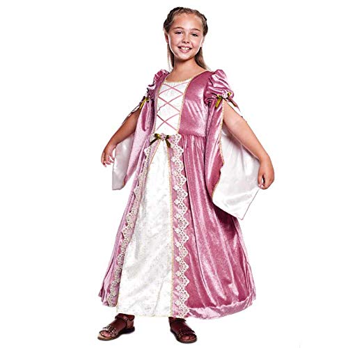Disfraz Princesa Medieval Rosa Niña (10-12 años) (+ Tallas) Carnaval Medievales