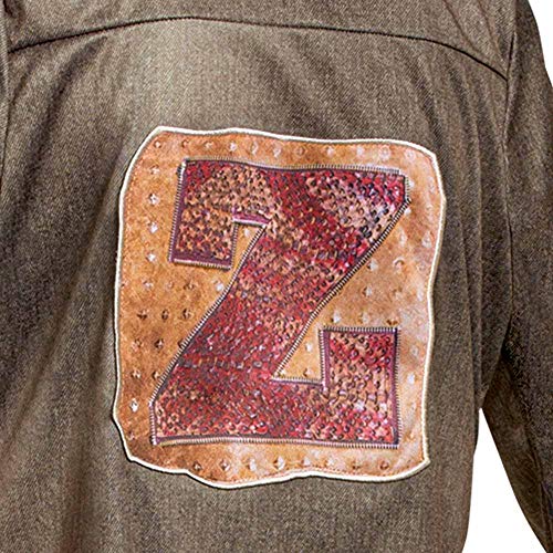 Disguise Zed - Disfraz de zombies de Disney Zombies-2, camiseta inspirada en la película, pantalones y banda Z, tamaño pequeño (4-6) (103879L), color verde
