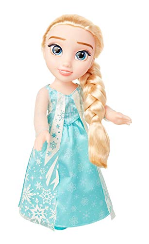 Disney Frozen, Elsa Muñeca Grande (38 Cm) Comsu Precioso Vestido de la Pelicula