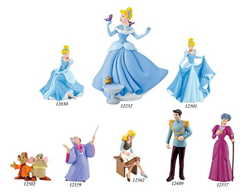 Disney Princesas Princess Figura Cenicienta Nueva 0cm, Multicolor, Miscelanea (Bullyland 12501)