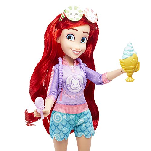 Disney Princess Cómoda muñeca Ariel Estilo Azúcar con Traje y Accesorios inspirados en la Fiebre del azúcar, Juguete para niñas de 5 años en adelante