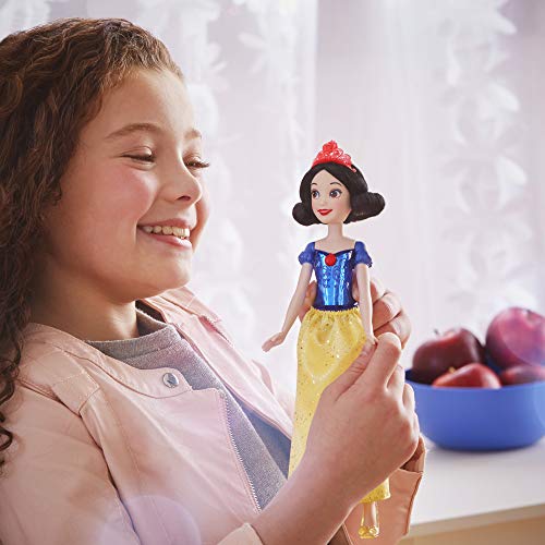Disney Princess Muñeca de Blancanieves Royal Shimmer, muñeca con Falda y Accesorios, Juguetes para niños a Partir de 3 años